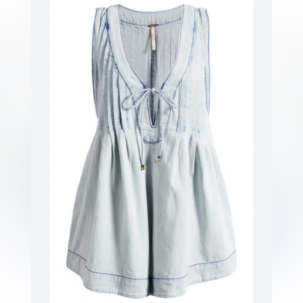 Free people Webster Romper in By The Beach Wash